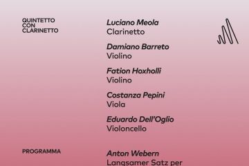 Locandina con tutti gli appuntamenti di Alte Note organizzate dall'Unione Montana Comuni Olimpici Vialattea