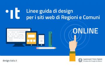 Linee guida di design per i siti web di Regioni e Comuni.